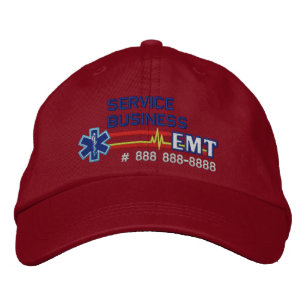 Personalised EMT Paramedic Star of Life Embroidered Hat