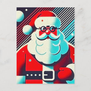 Personalised enchanting Santa Claus business Postcard