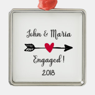 Personalised Engagement Ornament