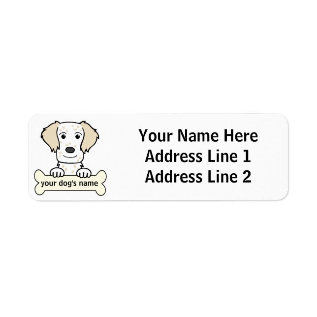 Personalised English Setter (Front)
