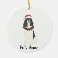 Personalised English Springer Spaniel (Black)