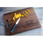 Personalised Engraved 11x15 Walnut Cutting Board 