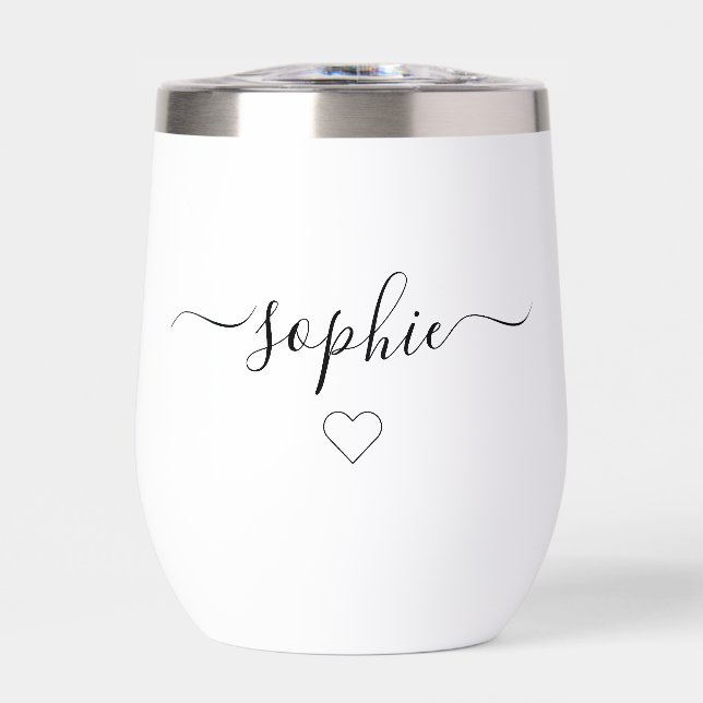 Personalised Engraved Polar Camel Wine Bridesmaid  (Front)
