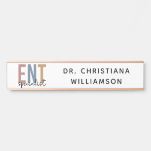 Personalised ENT Doctor ENT Specialist Door Sign