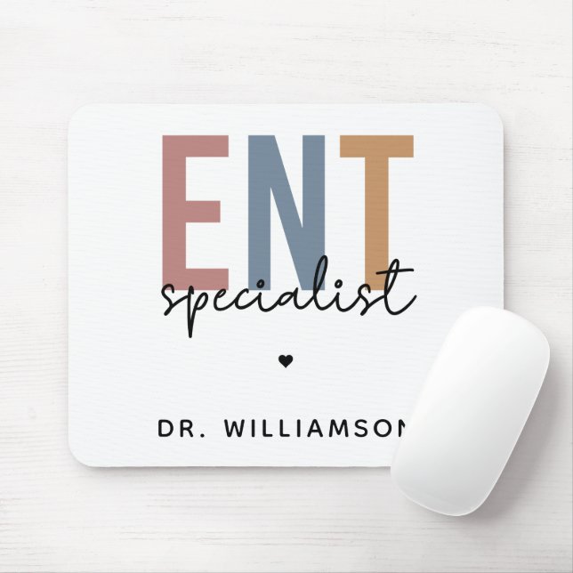 Personalised ENT Doctor ENT Specialist Mouse Mat (With Mouse)