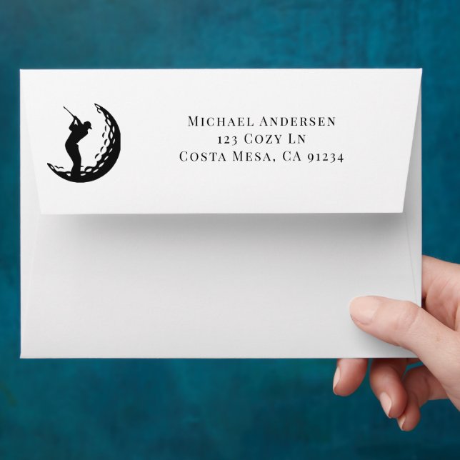 Personalised Envelope | Bachelor Golf Weekend (Hand)