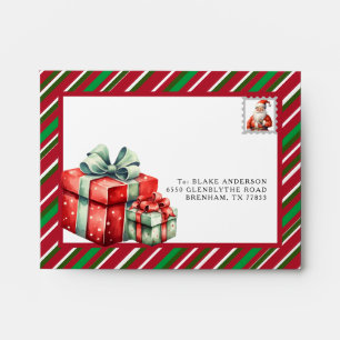 Personalised envelope from Santa Claus Christmas 