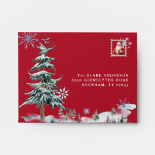 Personalised envelope from Santa Claus Envelope