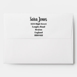 Personalised Envelopes - White