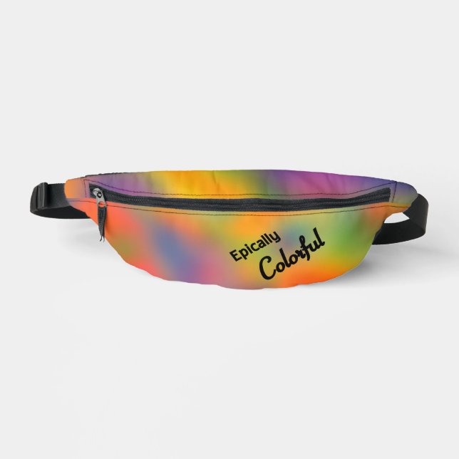 Personalised Epically Colourful Bum Bags (Front)