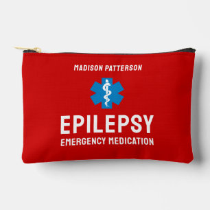 Personalised Epilepsy Emergency Essentials Accessory Pouch