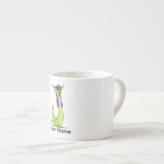 Personalised espresso mug with "J" Monster