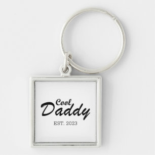 Personalised established Daddy gift Key Ring