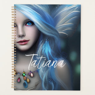 Personalised Ethereal Mystical Blue Fairy Planner