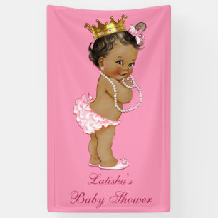 Personalised Ethnic Little Princess Baby Shower Banner