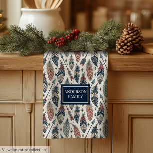 Personalised Ethnic Towel Chic Native Kitchen Art