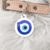 Evil eye dog tag sale