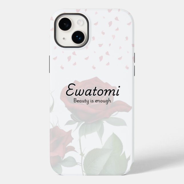 Personalised Ewatomi iPhone case (Back)
