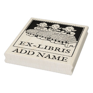 Personalised Ex-Libris Maple Wood Stamp