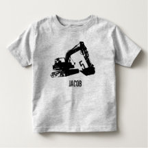 Personalised Excavator Shirt