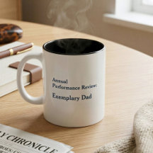 Personalised Exemplary Dad Performance Mug