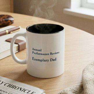 Personalised Exemplary Dad Performance Mug