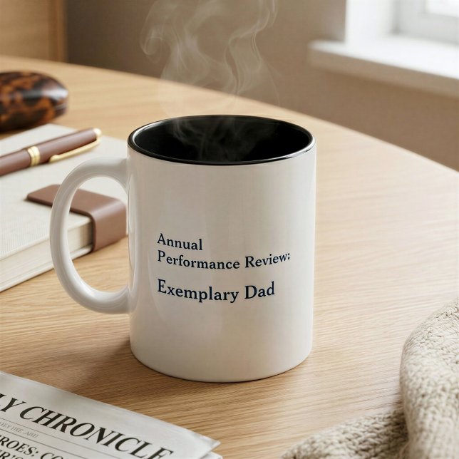 Personalised Exemplary Dad Performance Mug (Creator Uploaded)