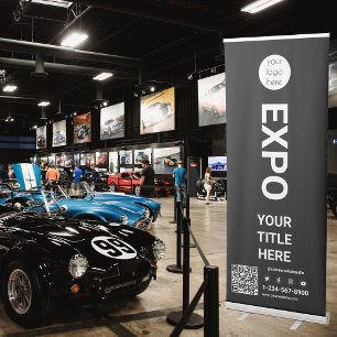 Personalised Expo Trade Fair Show Conference Retractable Banner