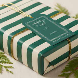 Personalised Fa La Vintage Sheet Music To & From Gift Tags