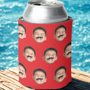 Personalised Face Birthday Favours Bachelor Party Can Cooler