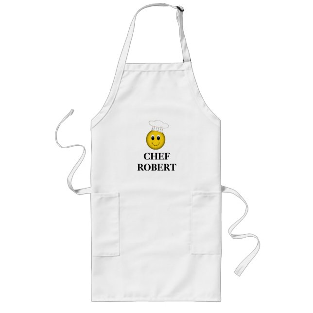 Personalised Face Chef Long Apron (Front)