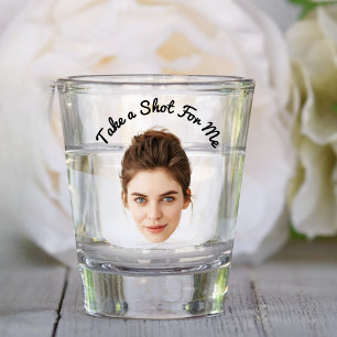 Personalised Face Custom Birthday Party Favours Shot Glass