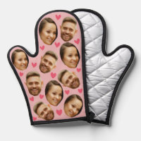 Personalised Face Custom Photo Heart Couple Blush