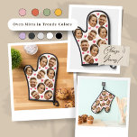 Personalised Face Custom Photo With Heart Couple Oven Mitt<br><div class="desc">Funny Custom Oven Mitt & Pot Holder Set with Your Face,  and your lover Baking Gifts for Women or Men for Kitchen Cooking,  BBQ,  Grillin faces Photo pattern,  great gifts Whether it's a housewarming,  a friend's birthday,  wedding or any occasion.</div>