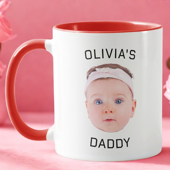 Personalised Face Mug, Custom Baby Mug, Dad Gift Mug (Creator Uploaded)