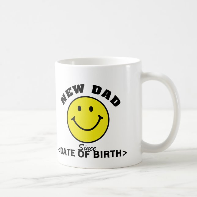 Personalised Face New Dad Coffee Mug (Right)