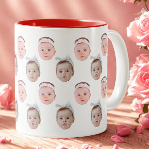 Personalised Face Photo, Custom Mug Face, Dad Mum
