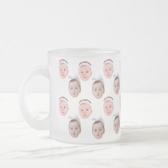 Personalised Face Photo, Custom Mug Face, Dad Mum  (Left)