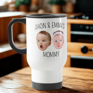 Personalised Face Photo Mug, Mother's Day Gift Travel Mug