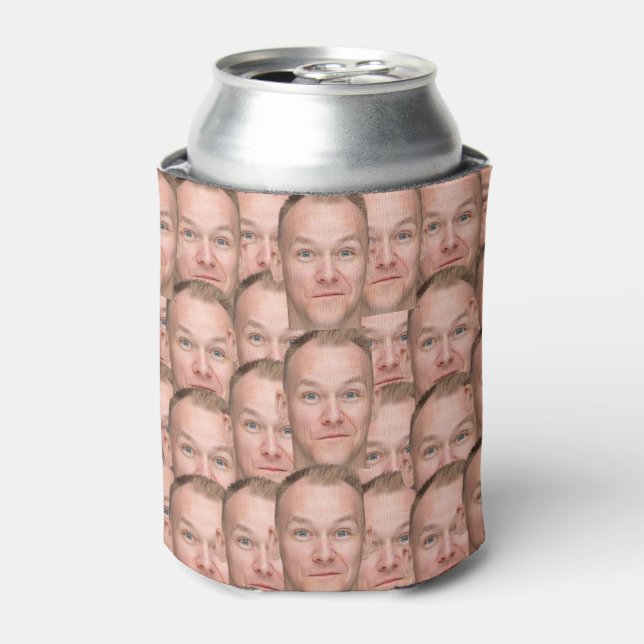 Personalised Face Picture Unique Photo Can Cooler (Can Front)