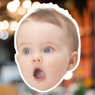 Personalised Face Stickers, Custom Face Photo