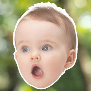 Personalised Face Stickers, Custom Face Photo 