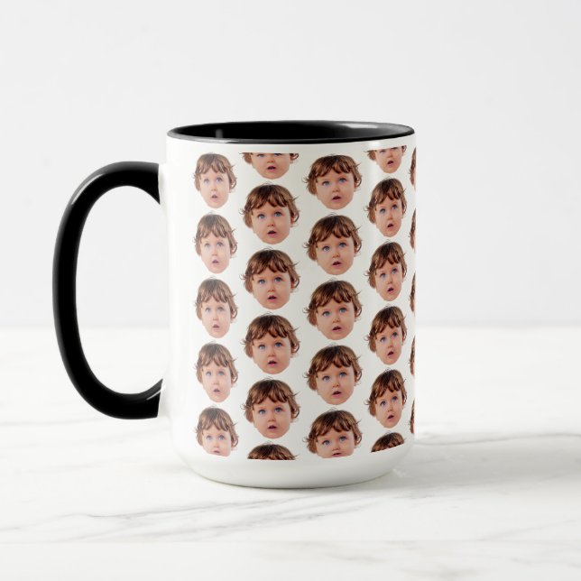Personalised Face Your Husband's Funny Gift Ideas Mug (Left)