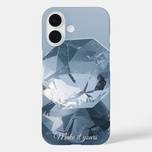 Personalised Faceted Gem Cover – Add Your Loved On (Back)