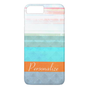 Personalised Faded & Weathered Stripes iPhone 8 Plus/7 Plus Case