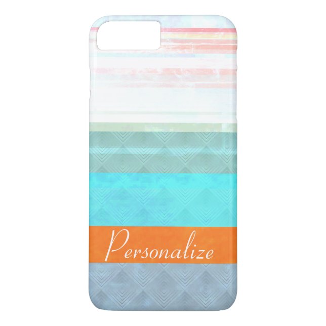 Personalised Faded & Weathered Stripes Case-Mate iPhone Case (Back)