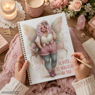 Personalised Fairy Art Journal – Be Bold Be You