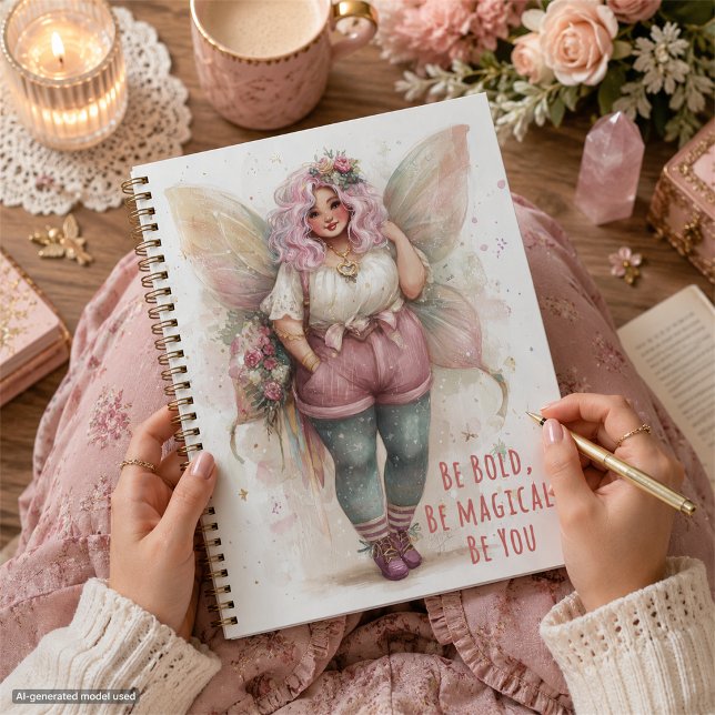 Personalised Fairy Art Journal – Be Bold Be You (Creator Uploaded)