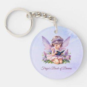Personalised Fairy Freya Dream Reading Key Ring