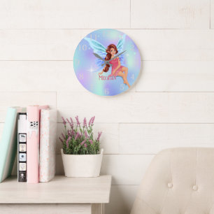 Personalised Fairy Large Clock